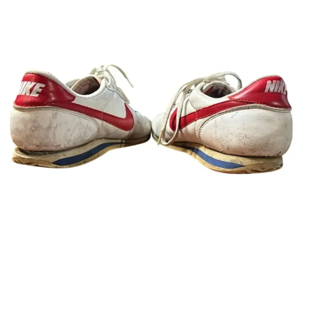Vintage Nike Cortez sneakers 93-94 Forrest Gump white red and blue mens 10.5 VTG